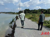 火速抢险保平安！临湘市江南镇成功处置冶湖堤防垮塌防汛险情