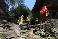 湖南有色金属职院“三下乡”宣讲队走访沅陵王家坪村老兵