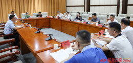 韦朝晖主持召开怀化全市十大产业项目调度会