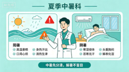 中暑也分阳暑阴暑？解暑方式大不同！