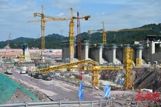 金塘冲水库枢纽工程建设提速