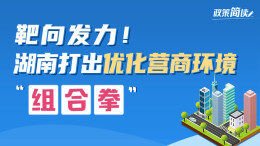 政策简读丨靶向发力！湖南打出优化营商环境“组合拳”