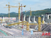 湖南日报|金塘冲水库枢纽工程建设提速