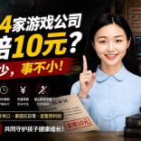 父亲告4家游戏公司索赔10元？法律：钱虽少，事不小！︱生活有说“法”·金燕之谈