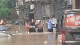 大风骤雨之中，株洲公安分头上阵守家园