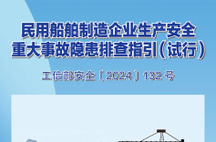 重大事故隐患判定标准 | 民用船舶篇