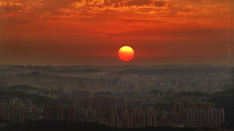邂逅绝美夕照