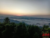 绥宁东山侗族乡：登云山云海日出绘就和美侗乡生态画卷