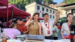 主流媒体助力乡土优品出圈！华声在线助农巡播走进衡南岐山镇