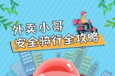 暴雨来袭 | @外卖小哥  这份骑行安全提示请收好！