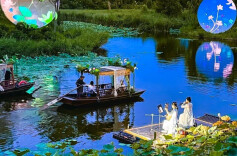荷塘光影、市集、音乐 打卡温榆河浪漫夜游