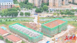 长沙雷锋水厂项目两大核心构筑物主体结构顺利封顶