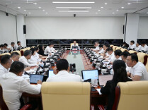 周健主持召开新区上半年经济形势分析调度会