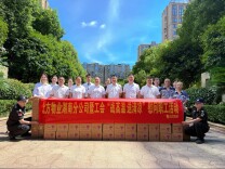 致敬高温下的坚守！青园街道联动企业开展一线慰问活动
