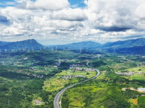 高速穿山 风电立岭