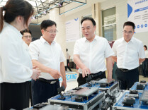 蔡锋走访调研长沙商贸旅游职业技术学院