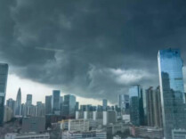 今明两天受台风“白海豚”残涡影响，湘北、湘南局地大雨