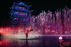 展商推介：文化为魂 科技为翼｜橘子洲江天暮雪实景剧场亮相湖南旅博会