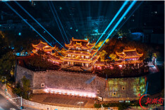 阁藏千年韵 光影焕新章——天心阁光影公园亮相2026湖南文旅产业博览会