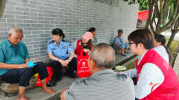 溆浦县统溪河司法所开展大学生“送法下乡”志愿服务活动