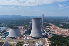 湘北电力引擎建设提速！岳州电厂1号冷却塔提前43天封顶