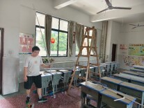 吉首市乾元小学：暖心改造办实事 提质护航新学期