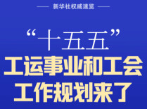 “十五五”，工运事业和工会工作规划来了