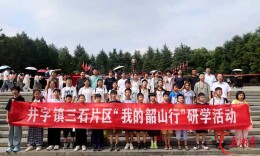 双峰县井字镇三石片区开展“我的韶山行”红色研学实践活动