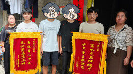 靖州：挺身救人不留名，锦旗致谢平凡英雄