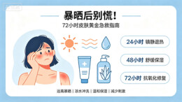 暴晒后别慌！医生教你72小时皮肤黄金急救指南