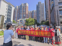 桃阳社区：多方联动除顽疾 护航开学净家园