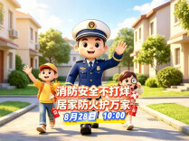 直播>>消防安全不打烊 居家防火护万家