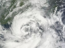 台风“沙德尔”在浙江温州龙湾二次登陆