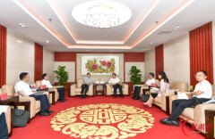 贺辉会见湖南移动党委书记、董事长、总经理程伟一行