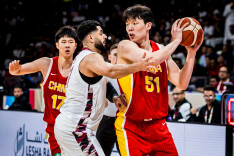 中国男篮取得世预赛第二阶段首胜