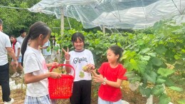 吉首市河溪镇中心小学：葡香迎开学 丰收伴成长