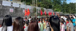 龙山县水田坝镇中心小学开展“上好开学第一课”教育活动