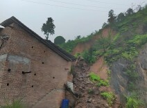 郴州市桂阳县欧阳海镇成功处置一起山体滑坡险情 3名群众安全转移
