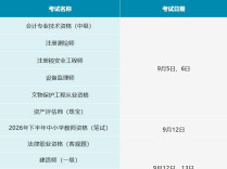 9月有这些职业资格考试，别错过→