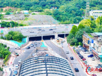 长沙梅浦联络线云栖路下穿涵洞通车