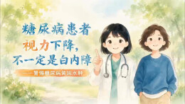 动画视频｜糖尿病患者视力下降，不一定是白内障——警惕糖尿病黄斑水肿