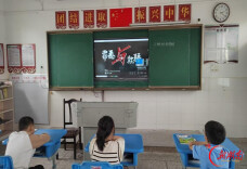长沙茶亭社区：护航开学启新程 防毒种子植童心