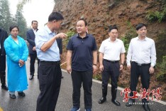 朱健到常宁市塔山瑶族乡调研防汛救灾工作