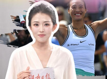 00后新闻主播昭霖 | 郑钦文闯进美网八强，奇迹属于相信奇迹的人！