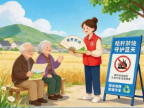 致广大农民朋友们的一封信——秸秆禁烧倡议书