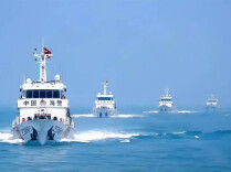 中国海警舰艇编队9月10日在我钓鱼岛及其附属岛屿领海内维权巡航