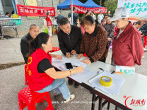 天元区雷打石镇卫生院开展肺癌筛查防治公益活动