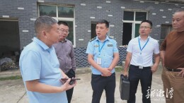 省第一生态环境保护督察组现场核查湘乡养殖企业污染问题