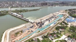 沅水桃源枢纽二线船闸建设工程已完成年投资近八成