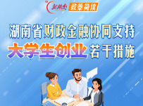 一图读懂|构建全生命周期财金协同政策，助力大学生来湘留湘创业
